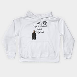 My Spirit Animal is a Squirrel Kids Hoodie